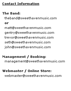 contact information